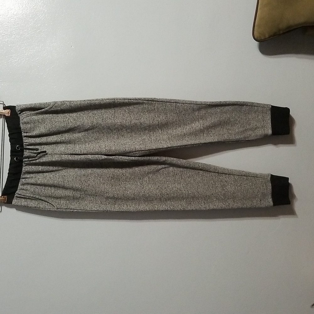 Soho girls gray and black joggers size medium